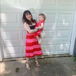 J Crew Factory striped midi skirt (size 6)